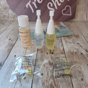 Pure Code Skincare Cleanser & Exfoliant samples NWOT